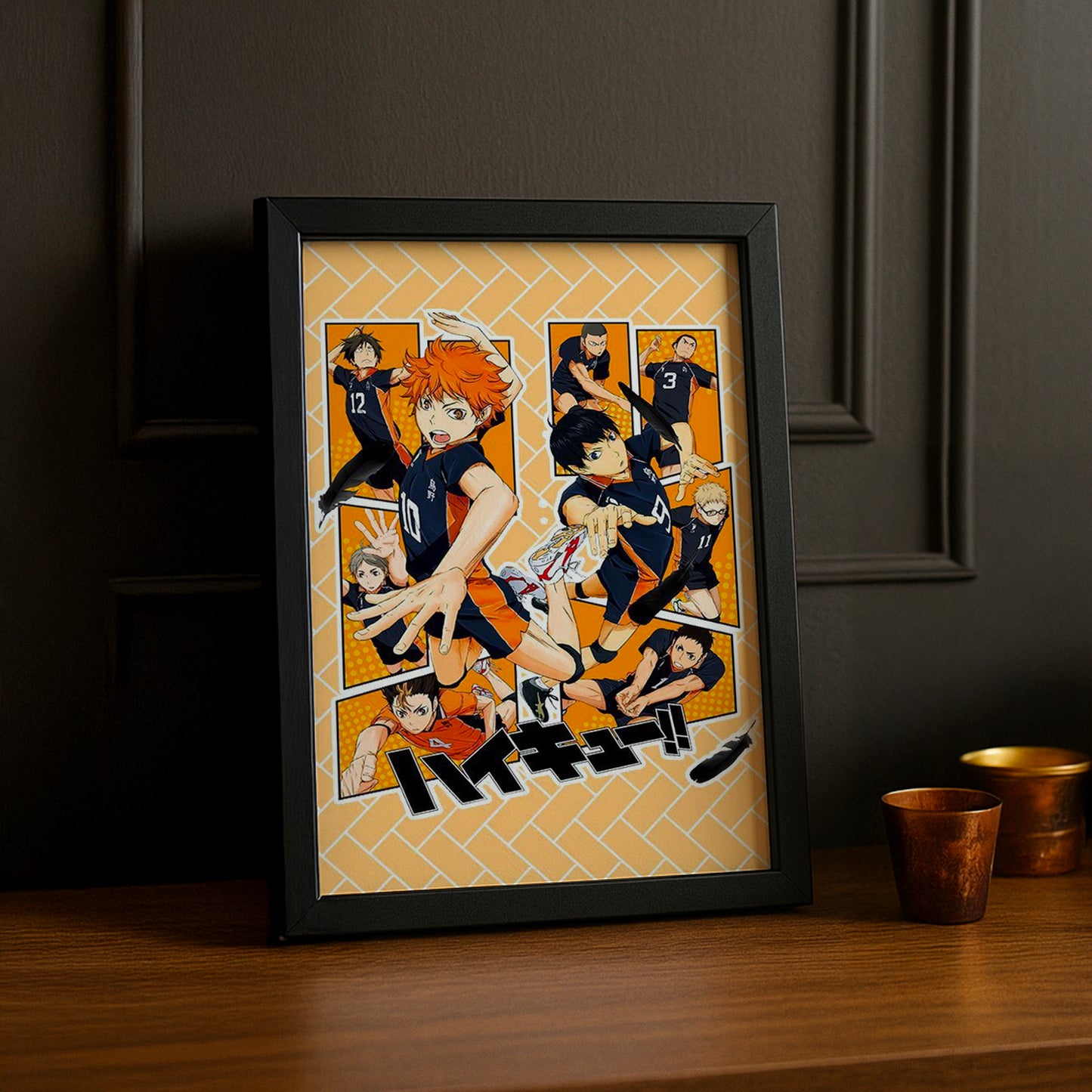 Cadre photo Volley-Ball - Haikyu Karasuno Team