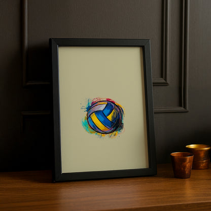 Cadre photo Volley-Ball - Illustration