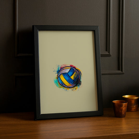 Cadre photo Volley-Ball - Illustration