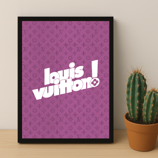 Cadre photo Louis Vuitton Pink