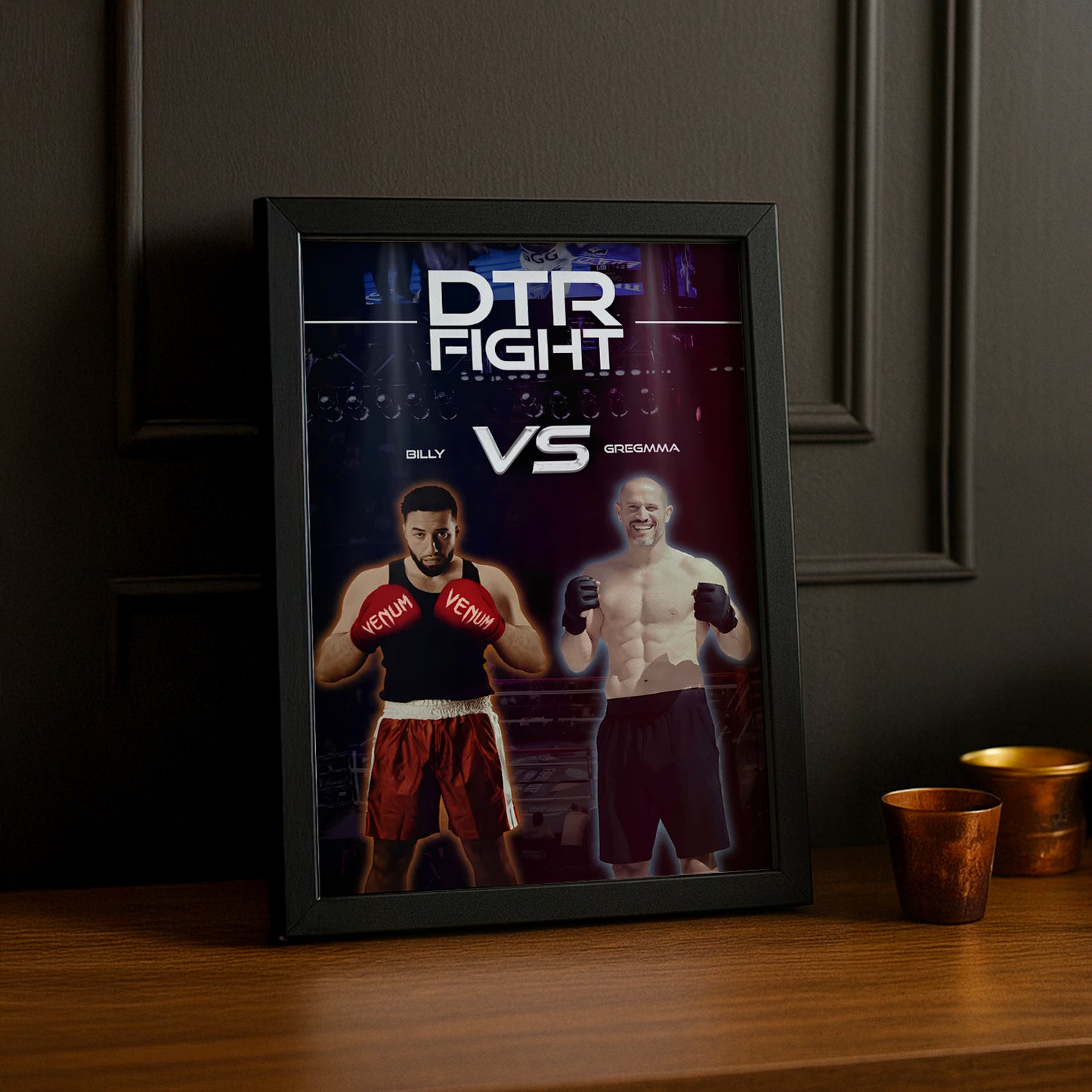 Cadre photo DTR Fight Rebeudeter vs GregMMA