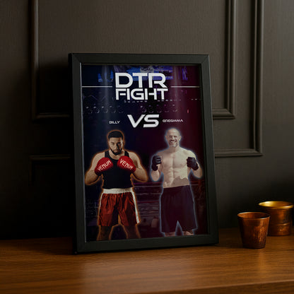 Cadre photo DTR Fight Rebeudeter vs GregMMA