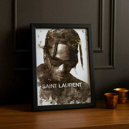 Cadre photo YSL x Travis Scott