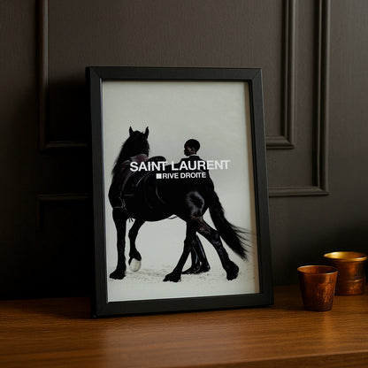 Cadre photo Équitation - Cheval Saint Laurent Rive Droite