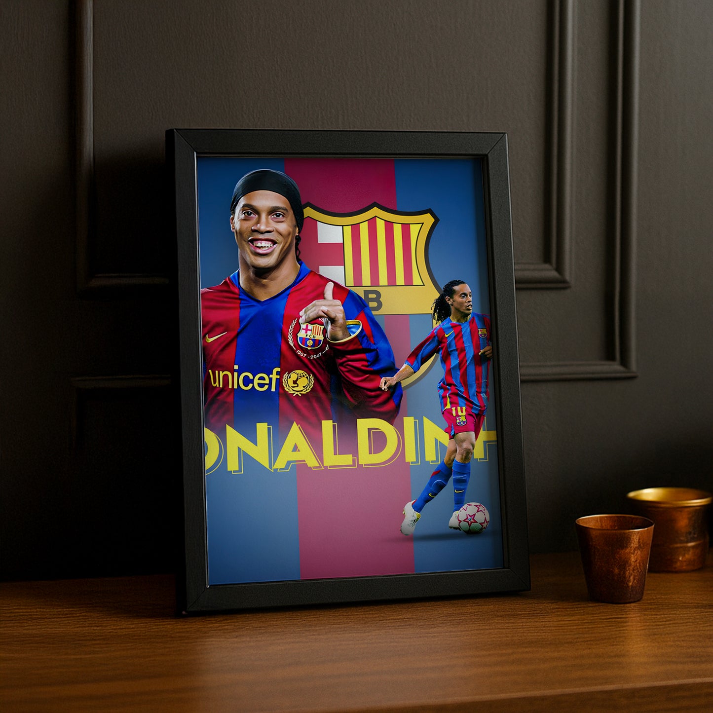 Cadre photo de Ronaldinho