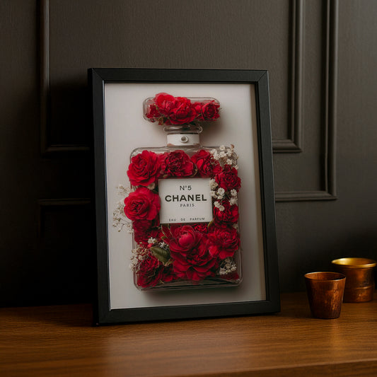 Cadre photo Chanel - N°5 Chanel Roses