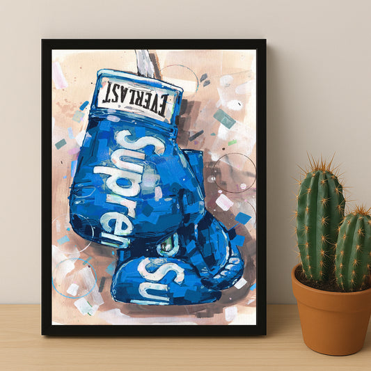 Cadre photo Supreme - Boxing bleu
