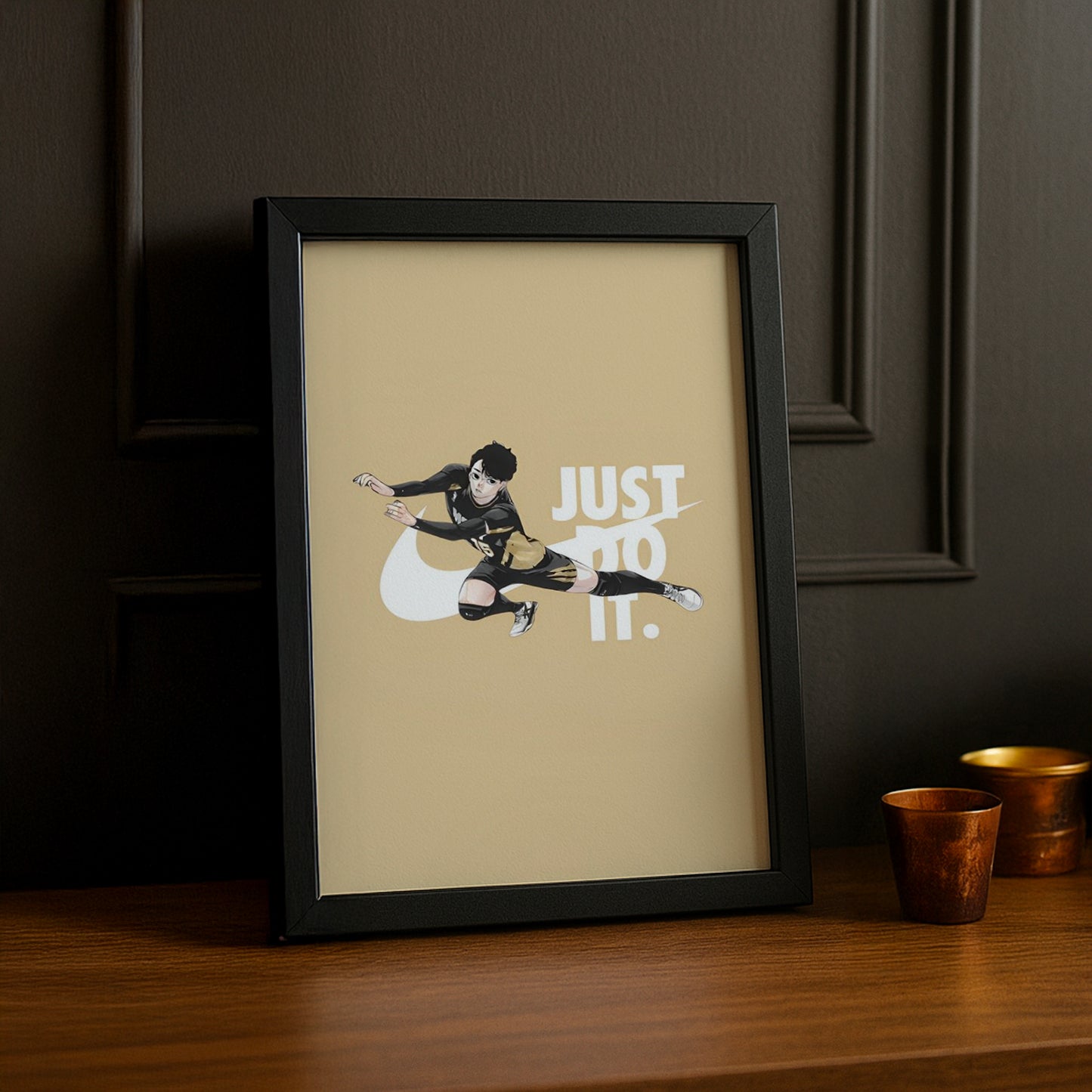 Cadre photo Volley-Ball - Just Do It Illustration