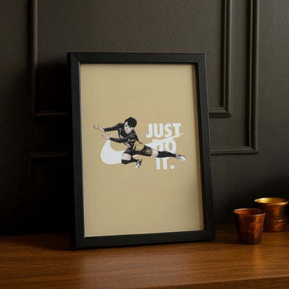 Cadre photo Volley-Ball - Just Do It Illustration
