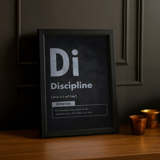 Cadre photo Motivation - Discipline