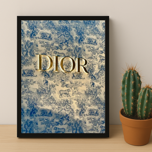 Cadre photo Dior Logo Gold
