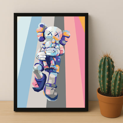 Cadre photo Kaws - 3D