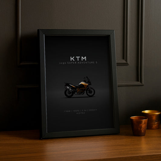 Cadre Photo Moto - KTM 1290 Super Adventure S