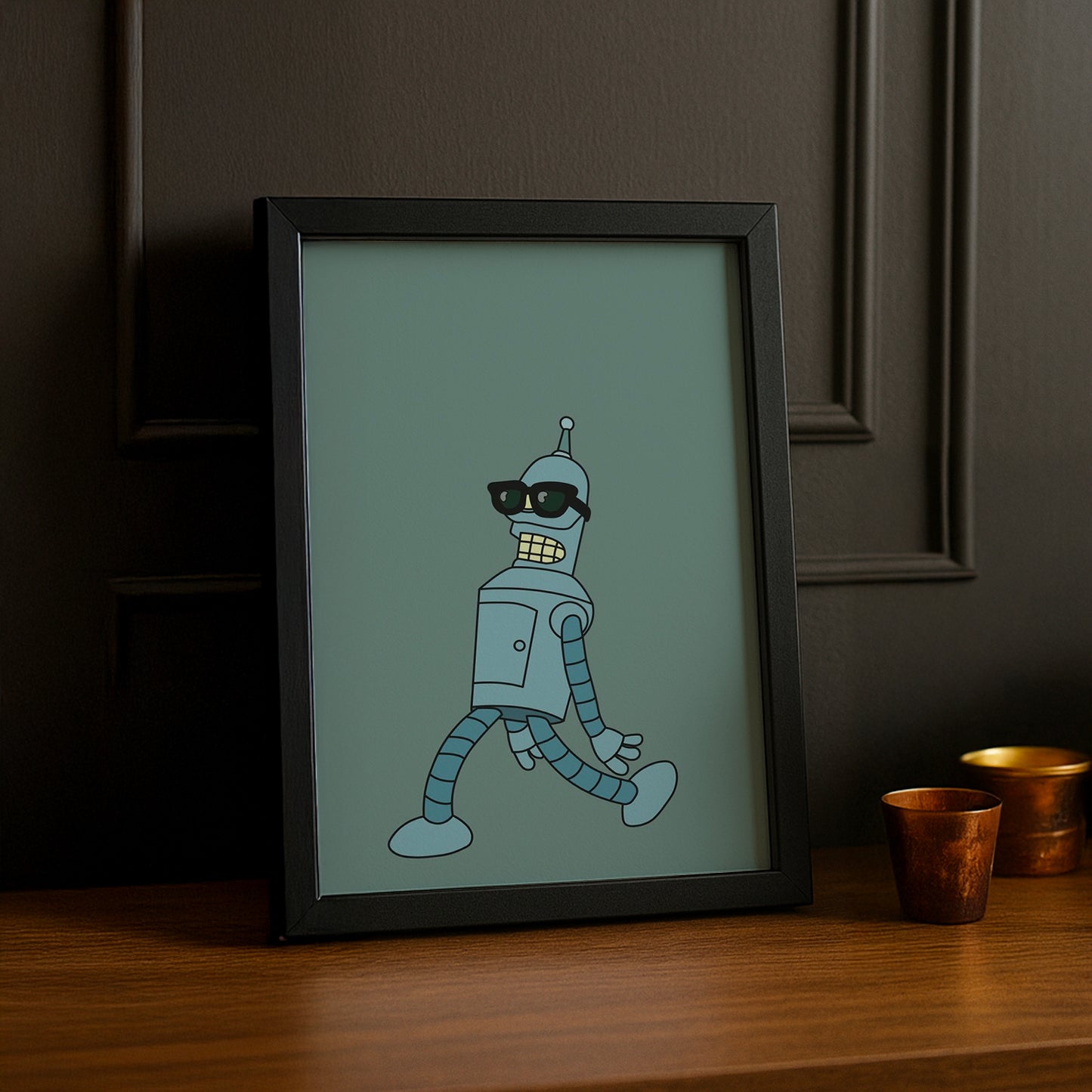 Cadre Photo Futurama - Bender Lunettes