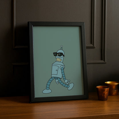Cadre Photo Futurama - Bender Lunettes