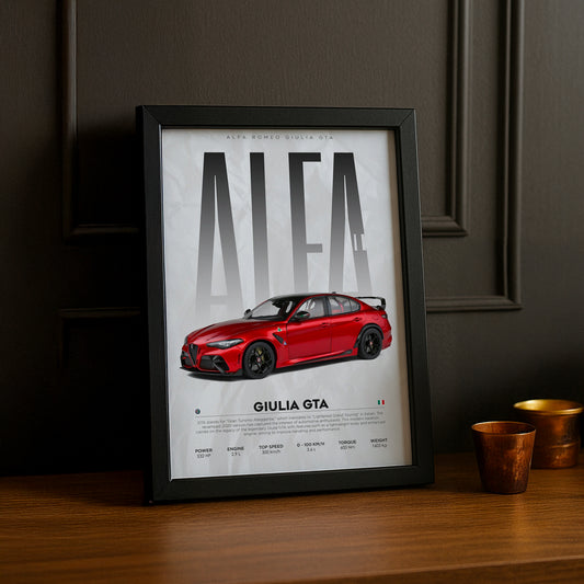 Cadre photo Alfa Romeo Giulia GTA