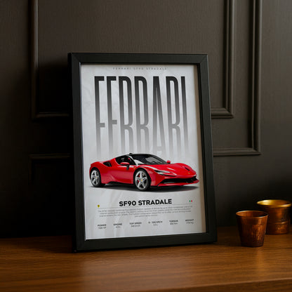 Cadre photo Ferrari SF90 Stradale
