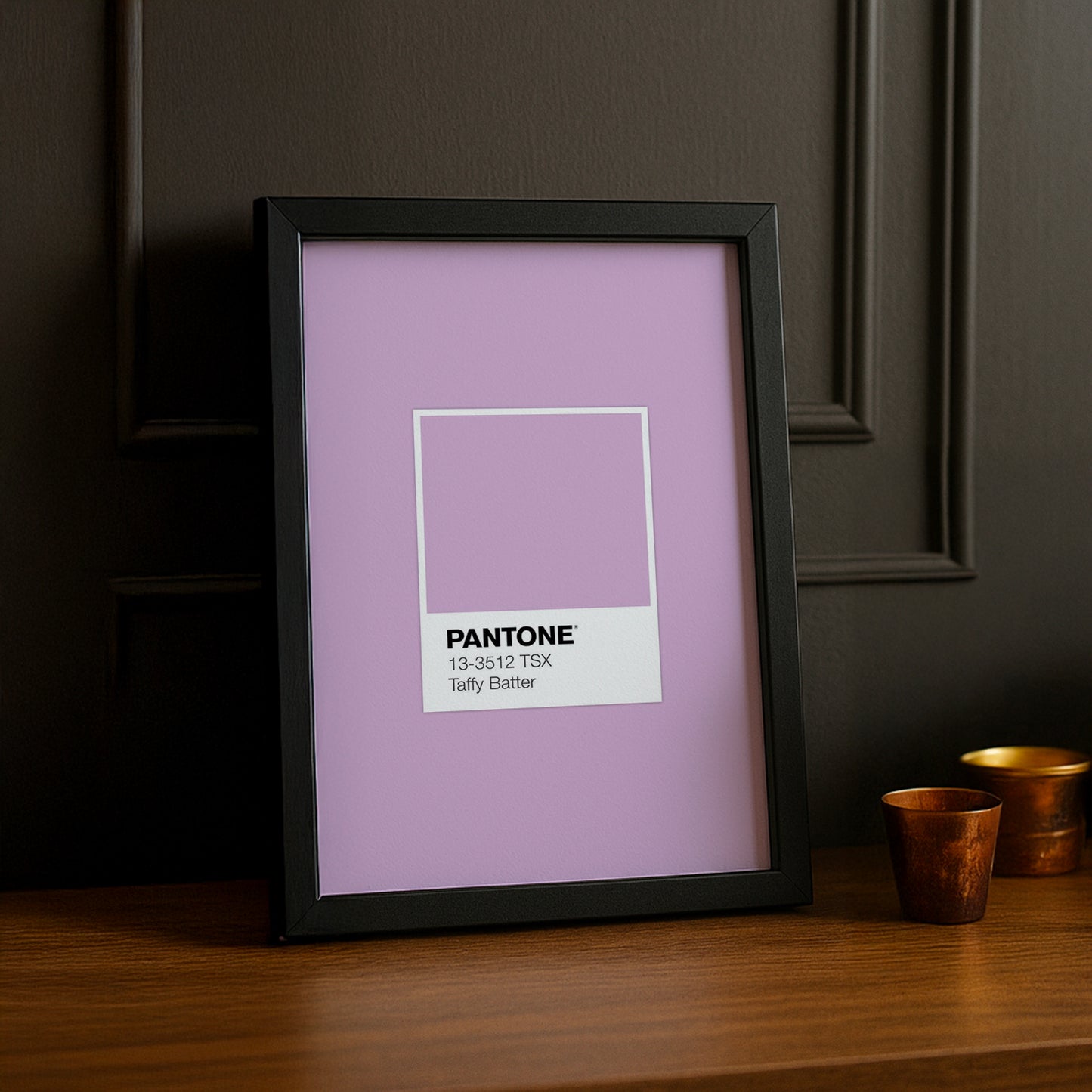 Cadre Photo Pantone Étiquette - Taffy Batter