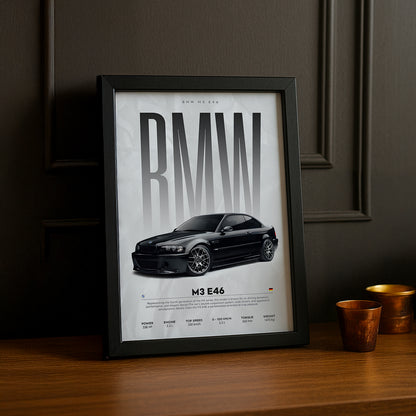 Cadre photo BMW M3 E46