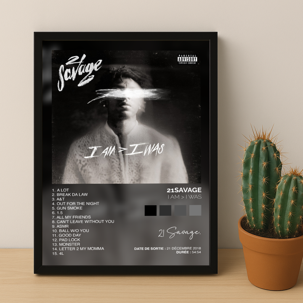 Poster 21Savage - Album I Am > I Was