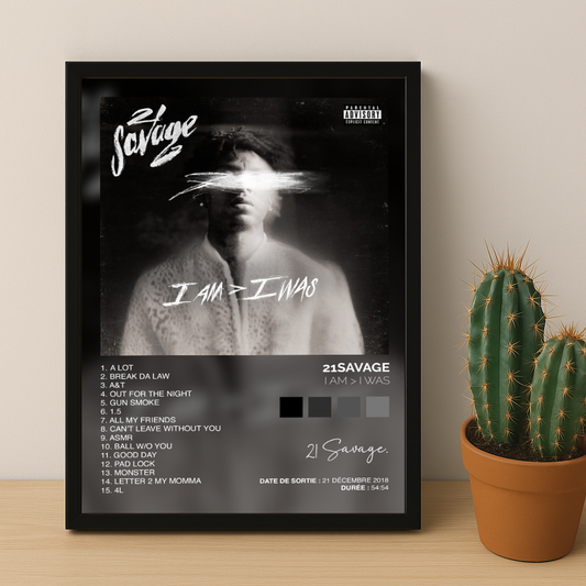 Poster 21Savage - Album I Am > I Was