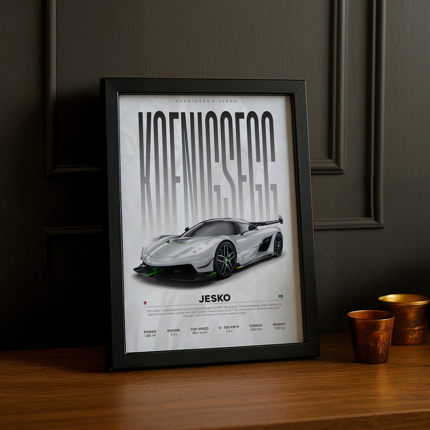 Cadre photo Koenigsegg Jesko