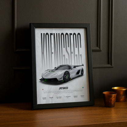 Cadre photo Koenigsegg Jesko