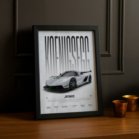 Cadre photo Koenigsegg Jesko