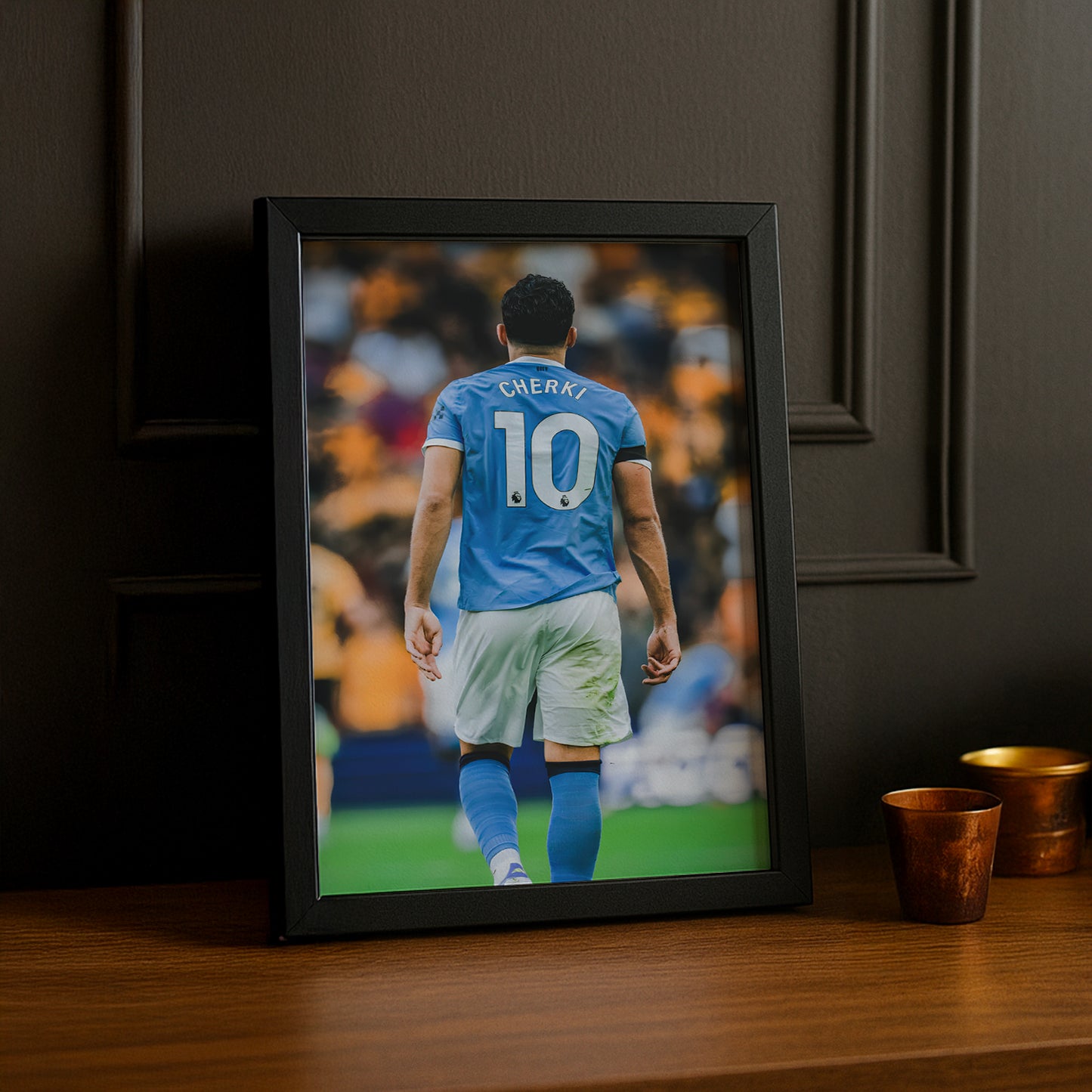 Poster Manchester City - Rayan Cherki 10