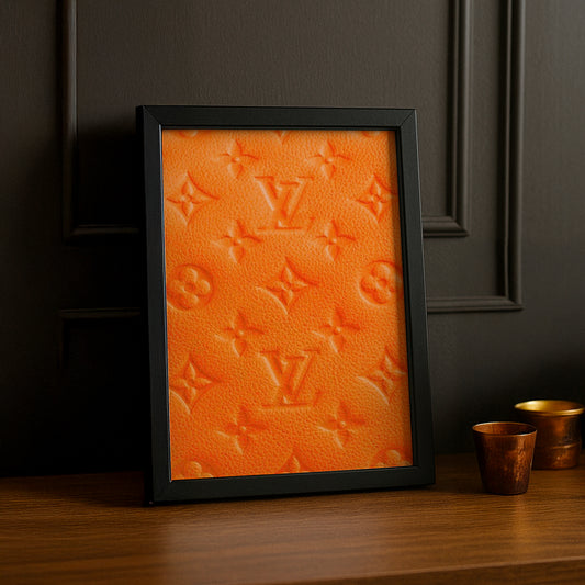 Cadre photo Louis Vuitton orange