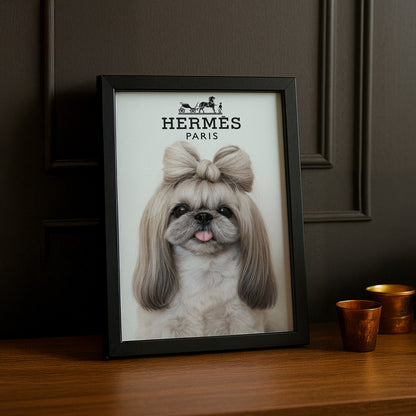 Cadre photo Hermès - Chien