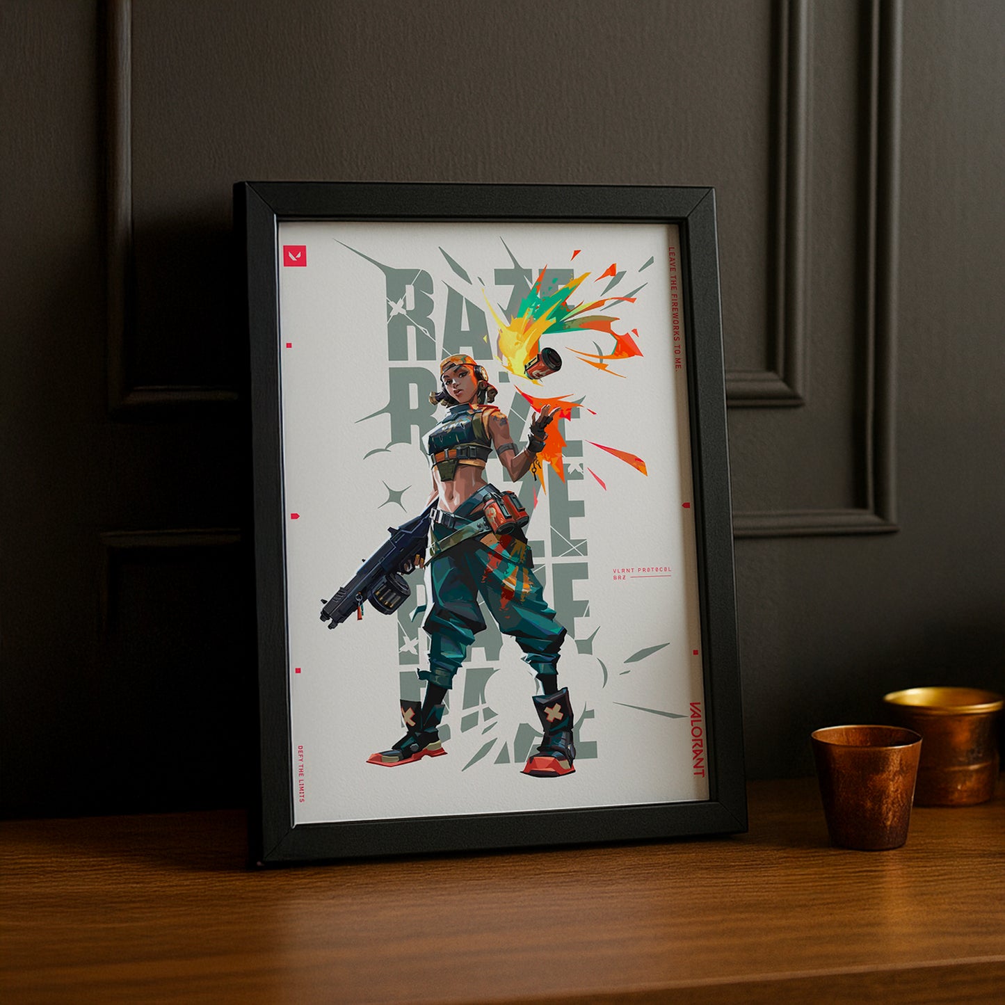 Cadre Photo Valorant - Raze