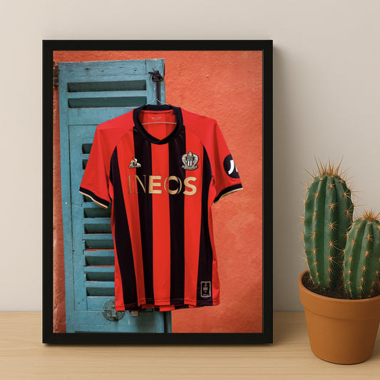 Cadre photo - Maillot OGC Nice 2026