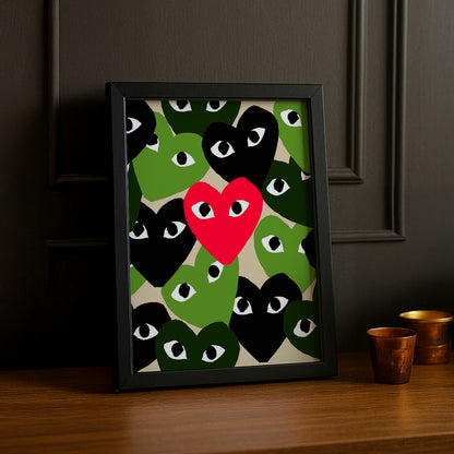 Cadre photo Comme Des Garçons Heart Attack