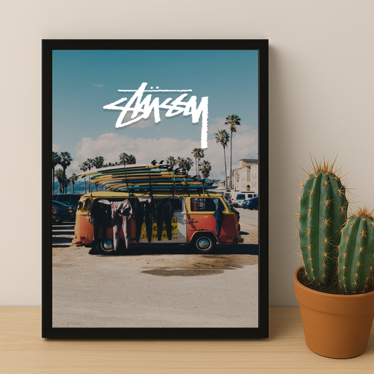 Cadre photo Stüssy - Van Surf