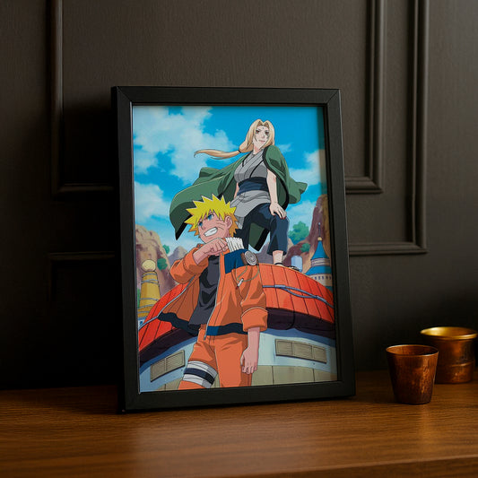 Cadre Photo Naruto - Naruto and Tsunade