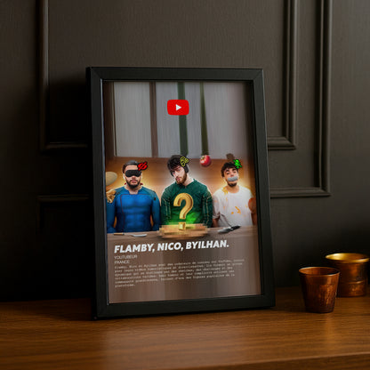 Cadre photo Flamby, Nico, Byilhan