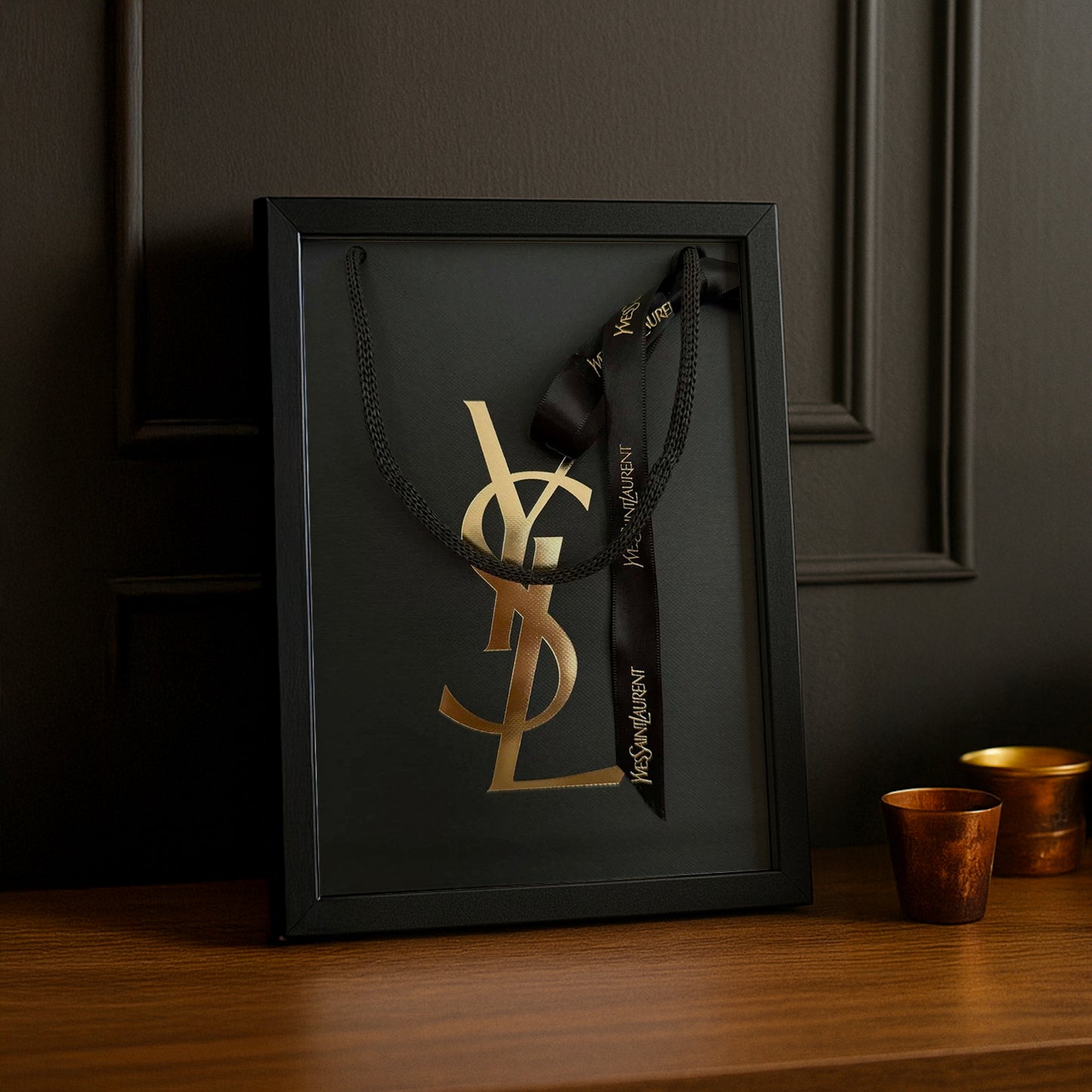 Cadre photo Yves Saint Laurent - Sac Gold