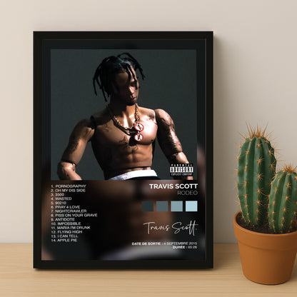 Poster Travis Scott - Album Rodeo