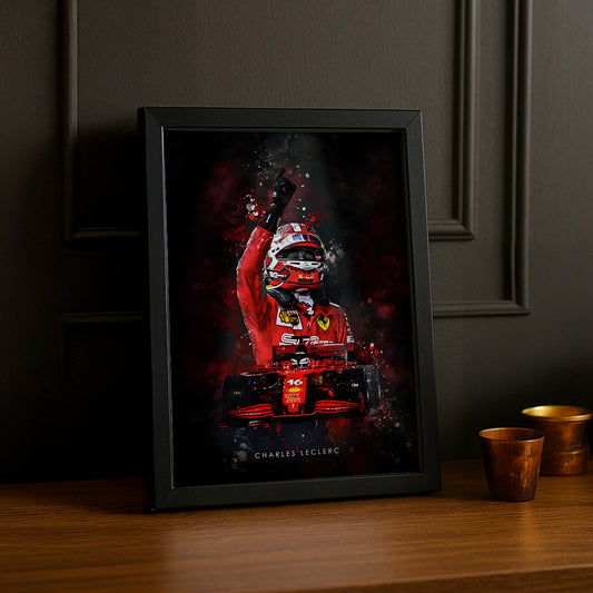 Cadre photo Charles Leclerc Formula 1