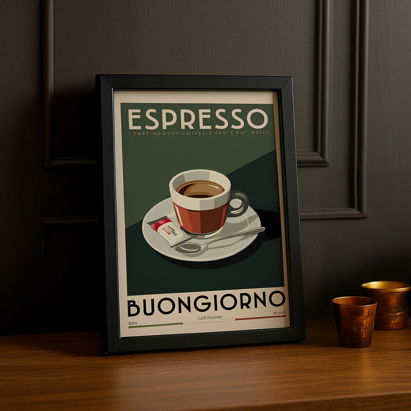 Cadre photo Coffee Lover - Buongiorno Espresso Italia
