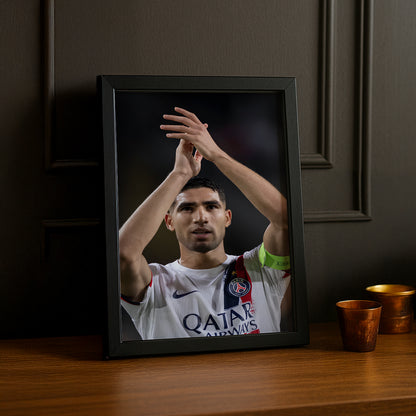 Poster encadrée Paris Saint-Germain - Achraf Hakimi PSG