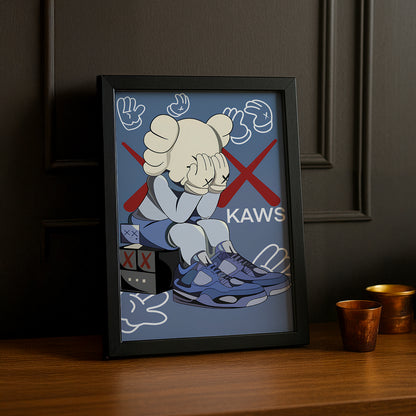 Cadre photo Kaws Jordan