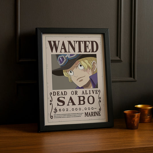 Cadre photo One Piece - Wanted Sabo