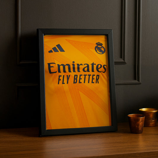 Cadre photo Maillot de Real Madrid extérieur