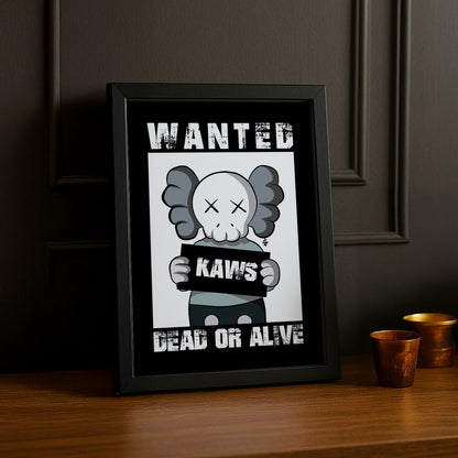 Poster Kaws Wanted