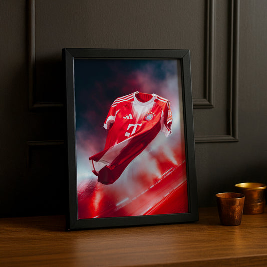 Poster Maillot Football - Bayern Munich Domicile 25-26