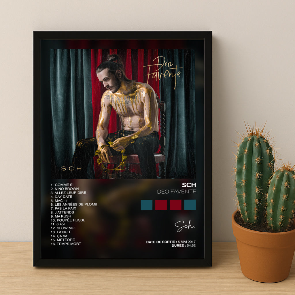 Poster SCH - Album Deo Favente