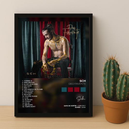Poster SCH - Album Deo Favente