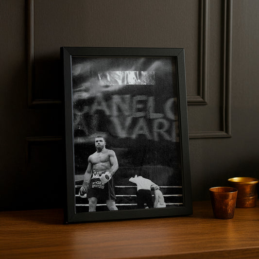 Cadre Photo Boxe - Canelo Dark